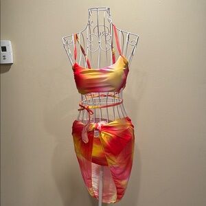 Vibrant Tie-Dye Bikini Set